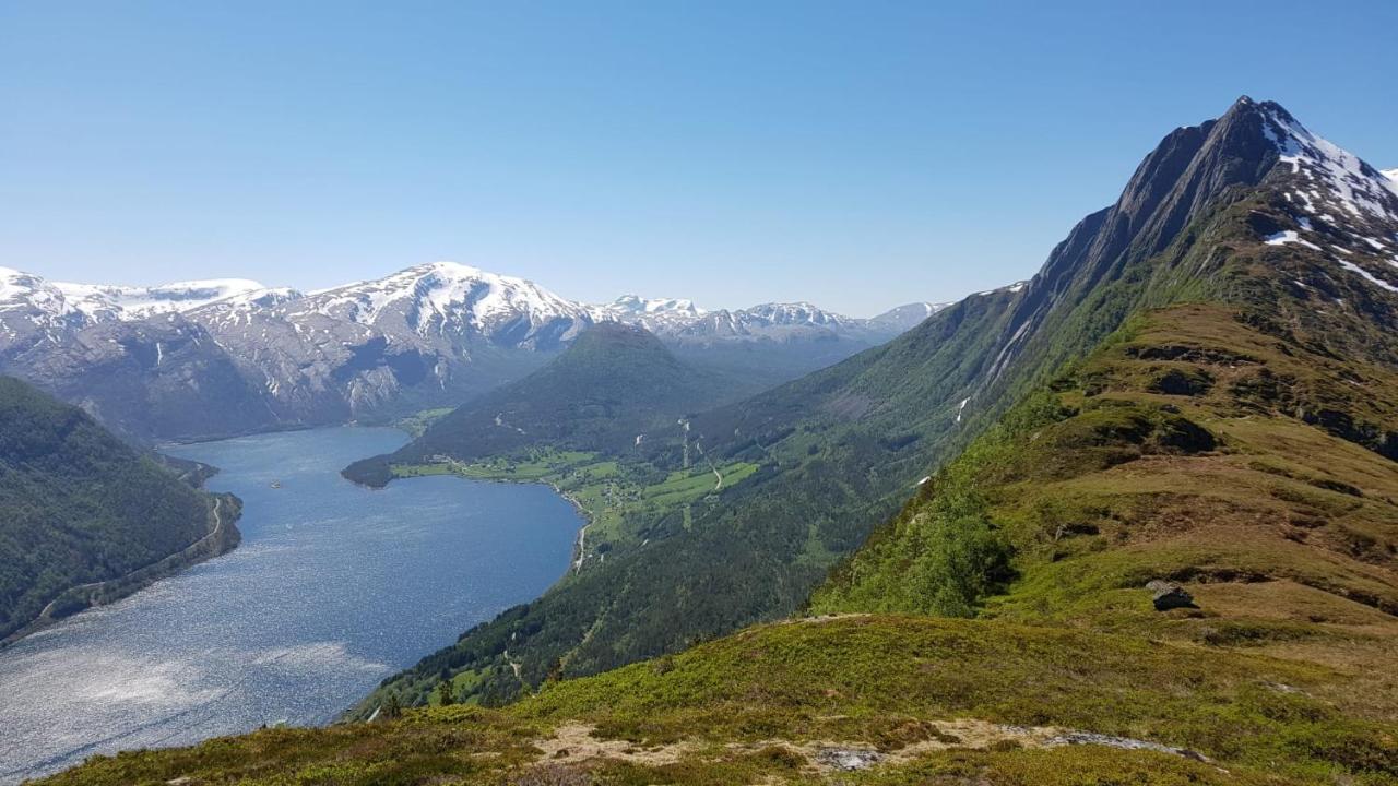 Between Fjord Og Glacier Alfoten Bagian luar foto